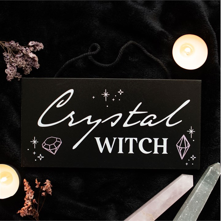 Crystal Witch Hanging Sign 🇬🇧