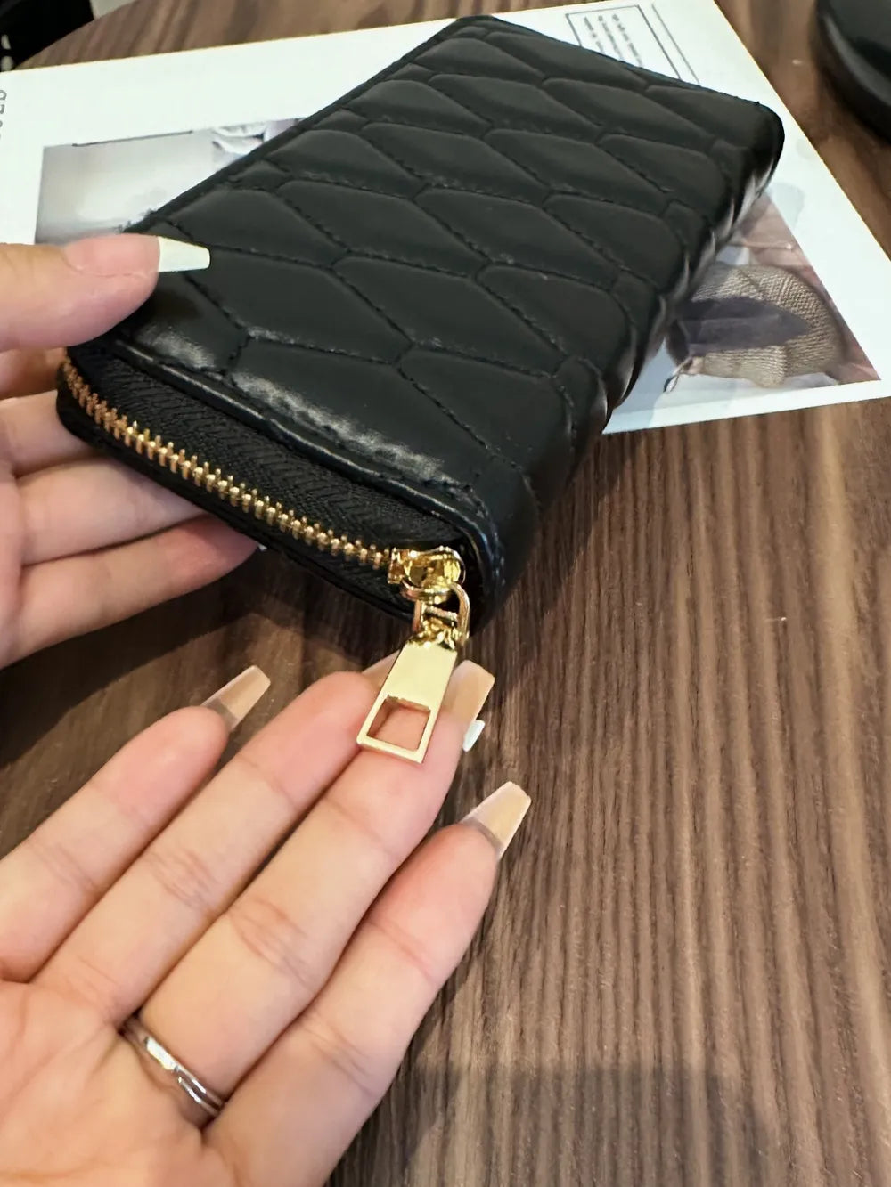 PU Leather Solid Color Wallet 🇨🇳