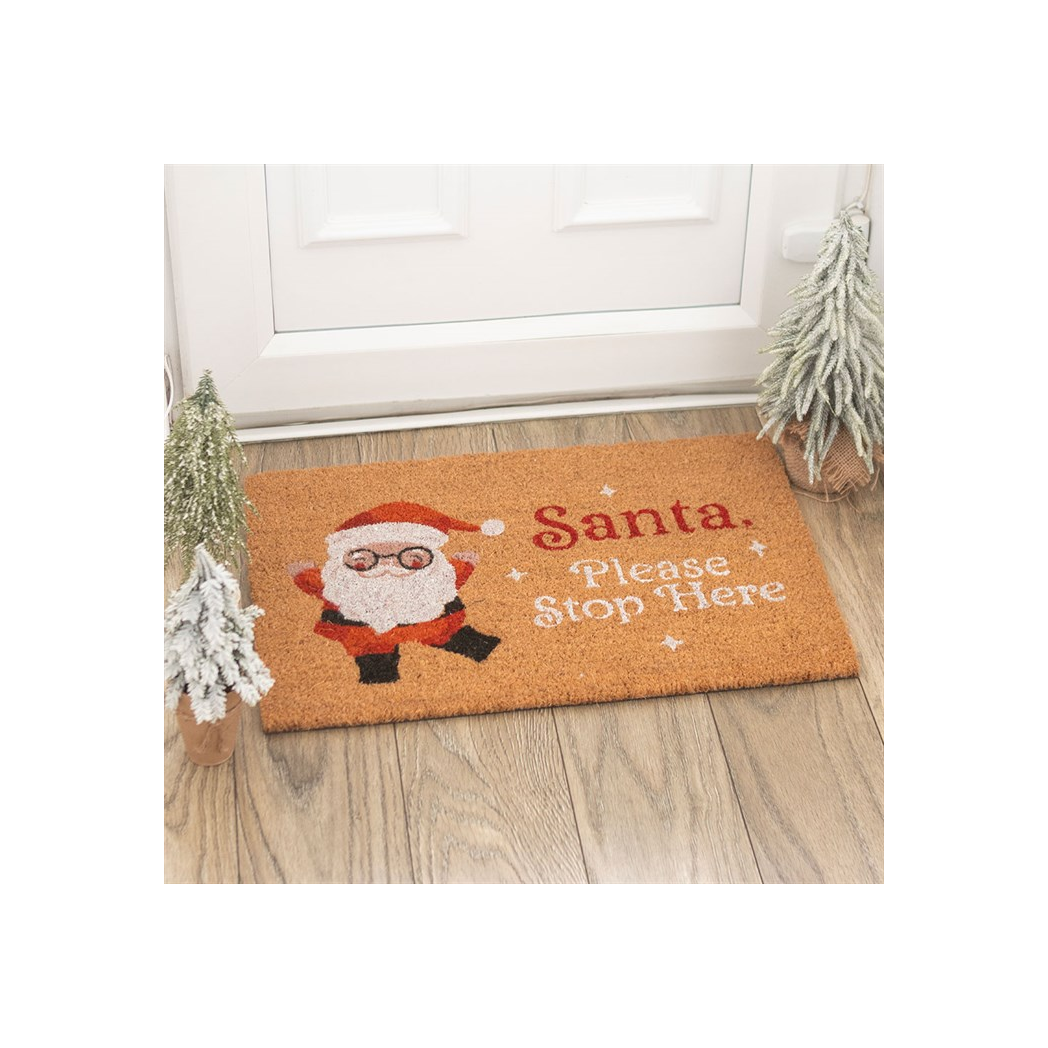 Natural Santa Claus Doormat 🇬🇧