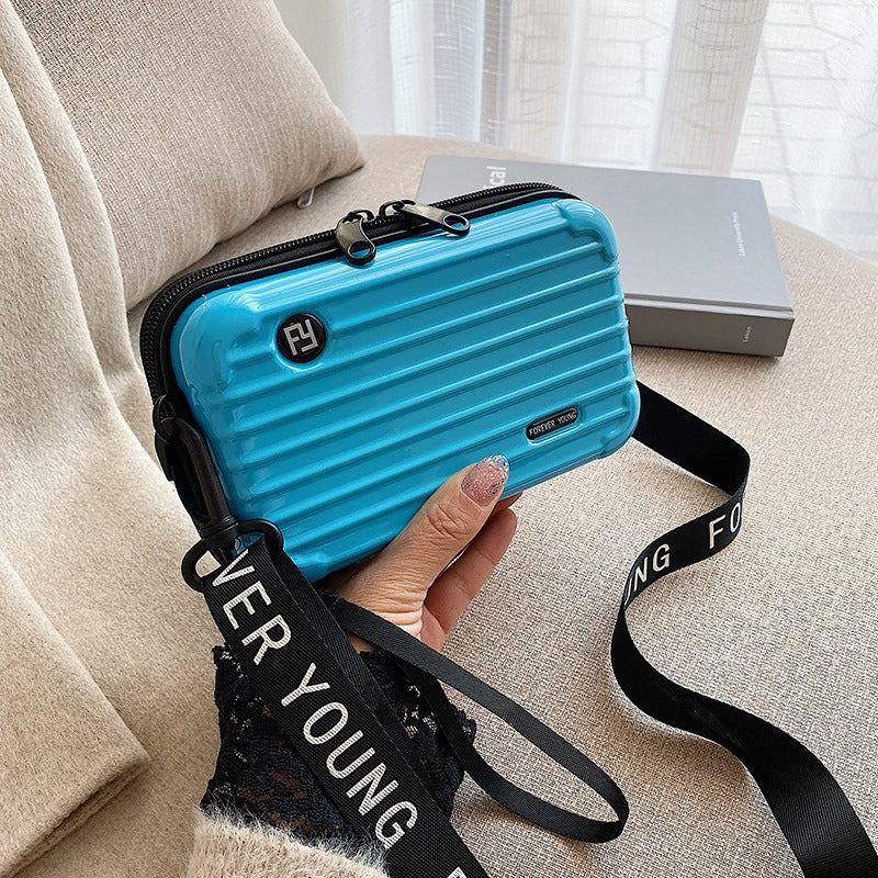 PC hard shell toiletry bag 7-inch shoulder crossbody bag hand storage bag suitcase small bag 🇨🇳