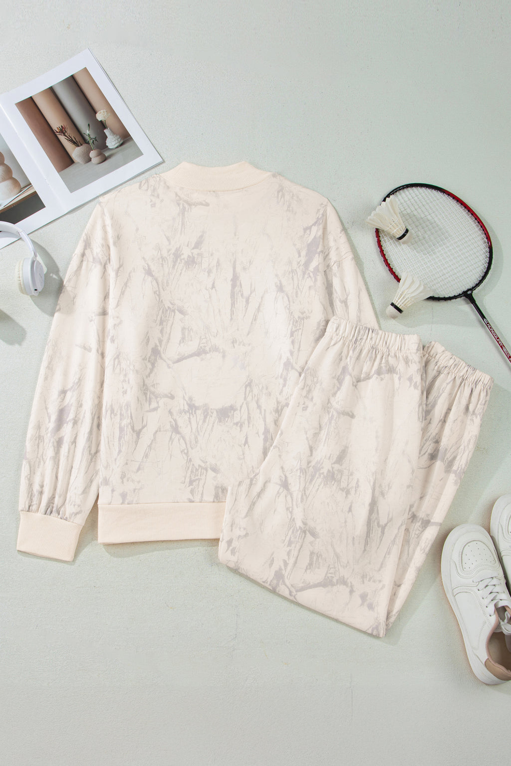 Khaki Camo Print Jogger Pants Set 🇺🇸