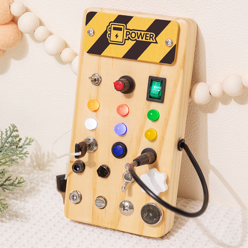 Children's Wooden LED Busy Board Creative Toys 🇨🇳