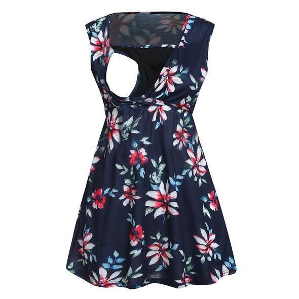 Floral Printed Vest Maternity 🇨🇳