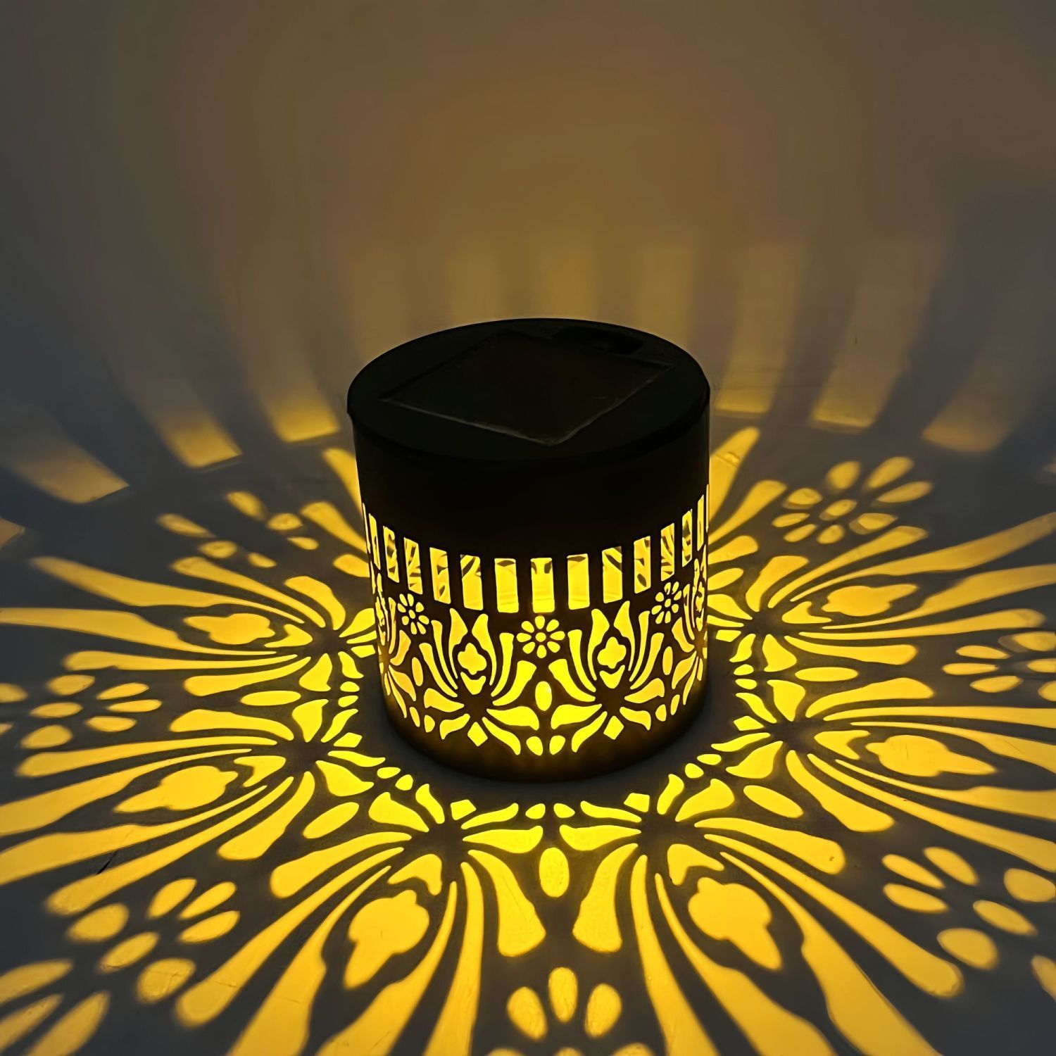 Solar Mandala SUNFLOWER Sunflower Wall Lamp Garden Courtyard. 🇨🇳