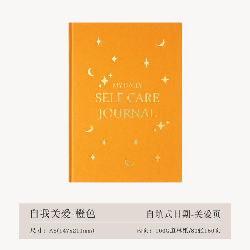 Thanksgiving Diary Happy Self-care Diary Boy English Version A5 Notebook Cloth Book  🇨🇳