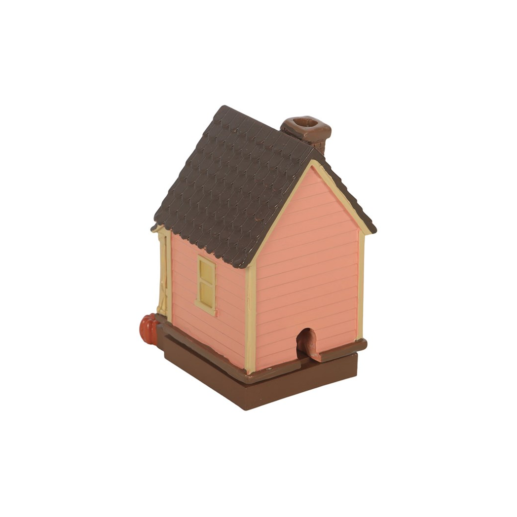 Pink House Incense Cone Burner with Pumpkins 🇬🇧