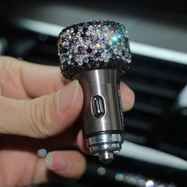 USB Car Charger For Mobile Phone Tablet GPS Fast Charger Car-Charger Dual USB 🇨🇳