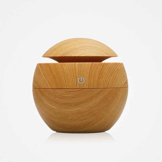USB Aroma Essential Oil Diffuser Ultrasonic Cool Mist Humidifier Air Purifier 7 Color Change LED Night light for Office Home 🇨🇳