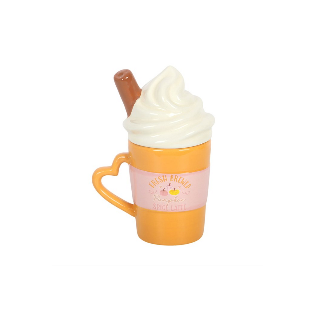 Fresh Brewed Pumpkin Spice Latte Lidded Mug 🇬🇧