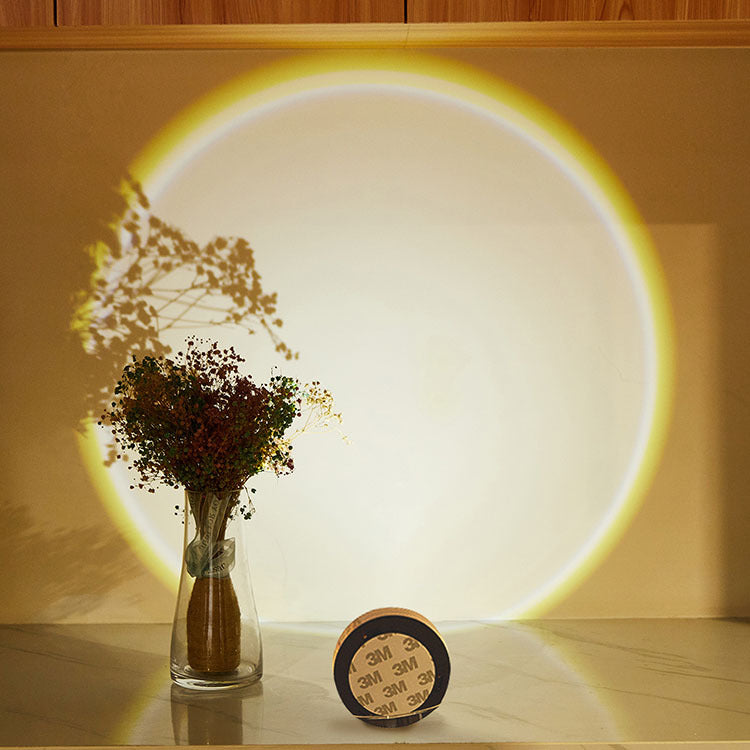 Led Lights Wireless Closet Kitchen Lights Under Furniture Battery Powered Sunset Nightlight Wall Lamp Bedroom Decoration Cabinet 🇨🇳