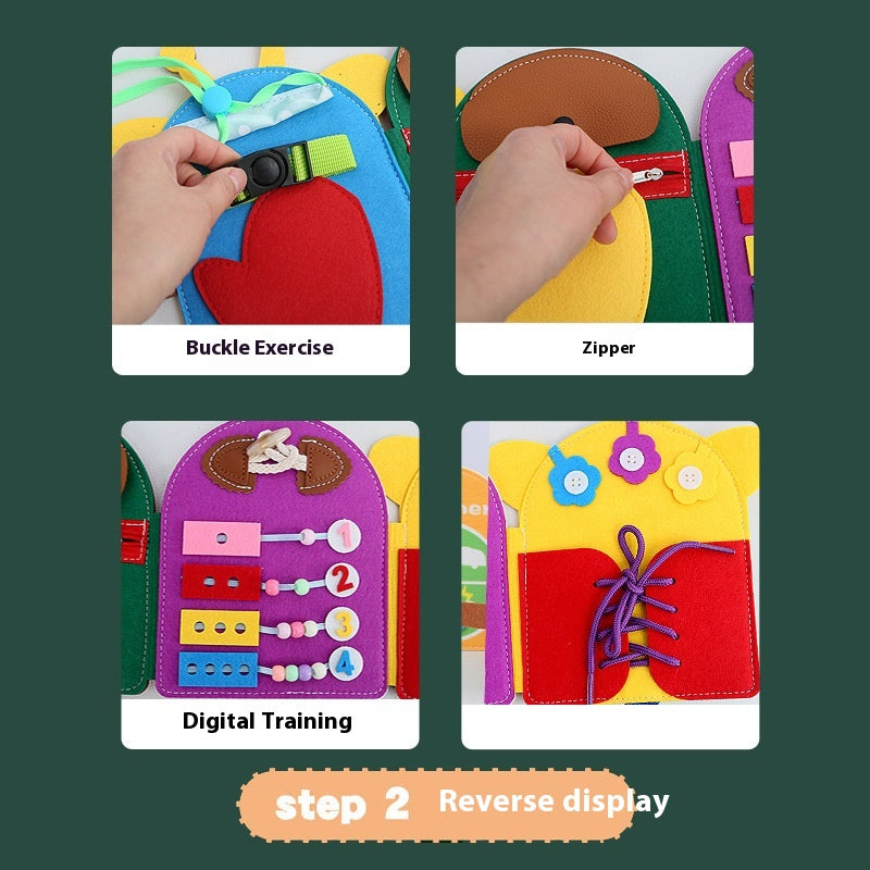 Shaped Giraffe Colored Felt Learning Board 🇨🇳