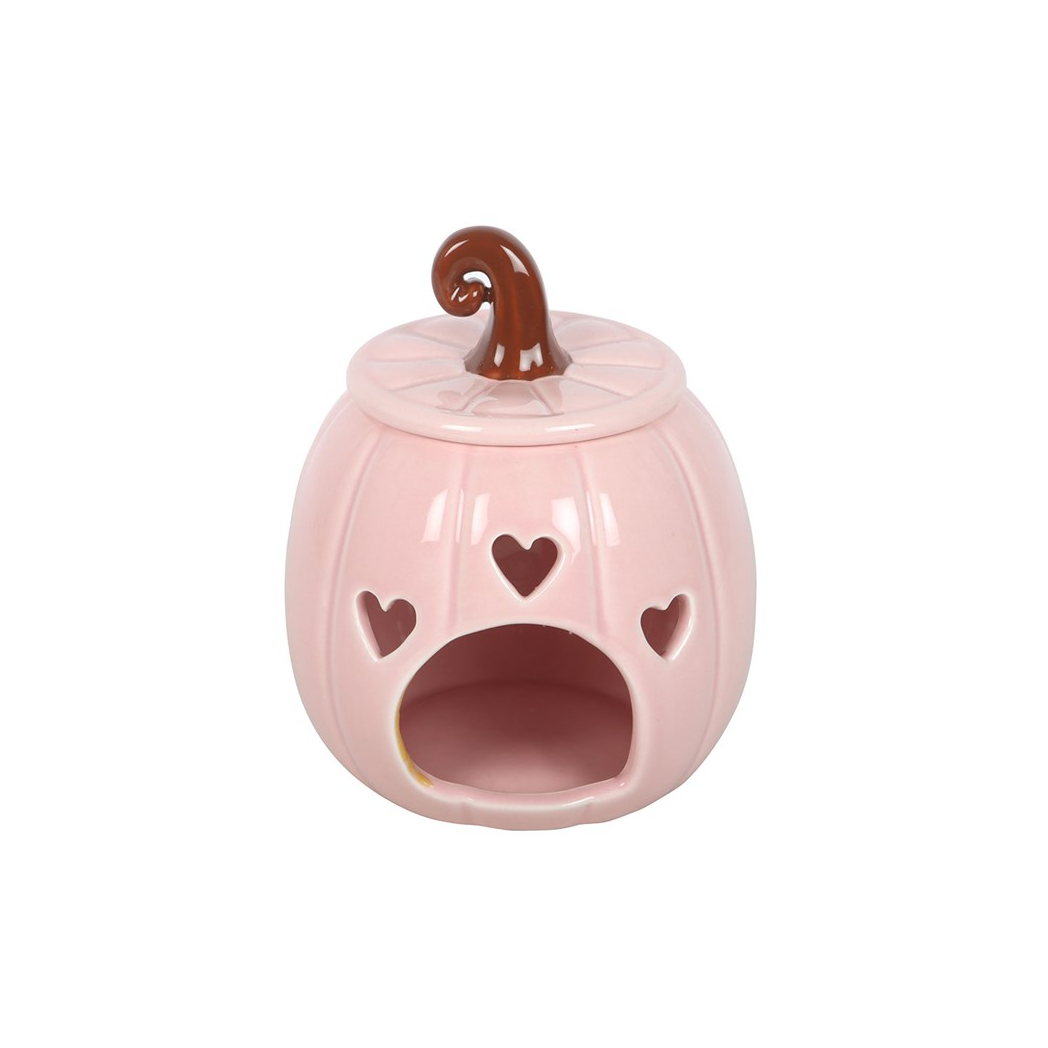 Pink Curly Pumpkin Oil Burner 🇬🇧