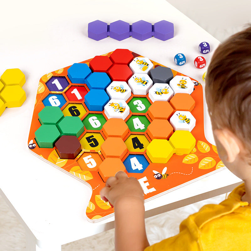 Honeycomb Versatile Puzzle Game to Exercise Spatial Logic/Thinking, Building Blocks, Focus Interaction Toys 🇨🇳