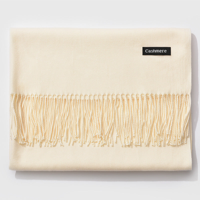 Autumn and winter fringed cashmere scarf 🇨🇳
