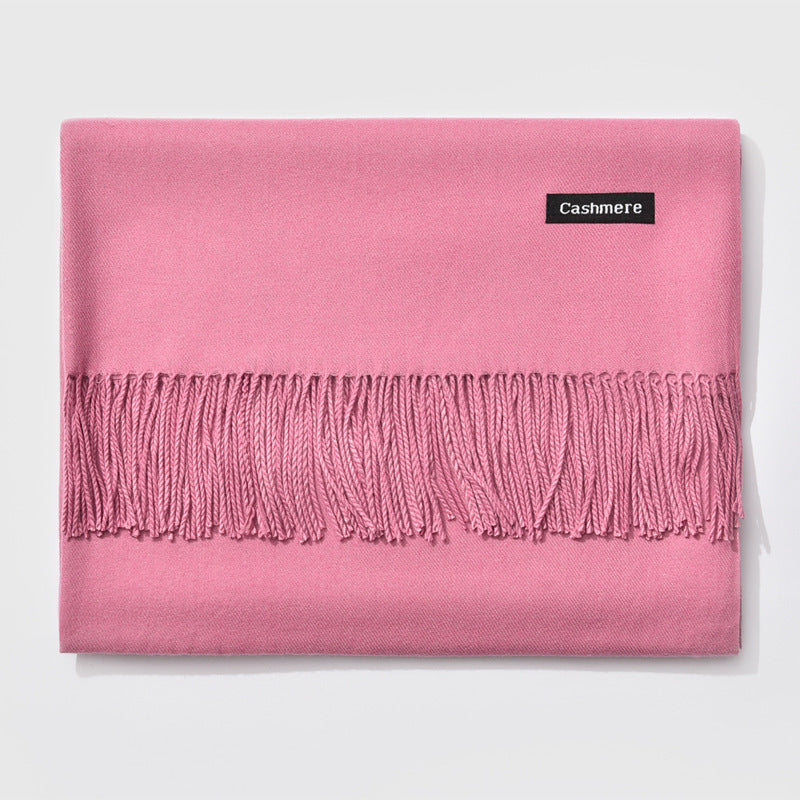 Autumn and winter fringed cashmere scarf 🇨🇳
