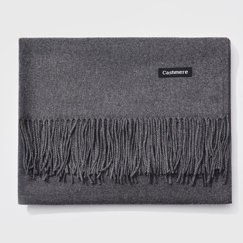 Autumn and winter fringed cashmere scarf 🇨🇳