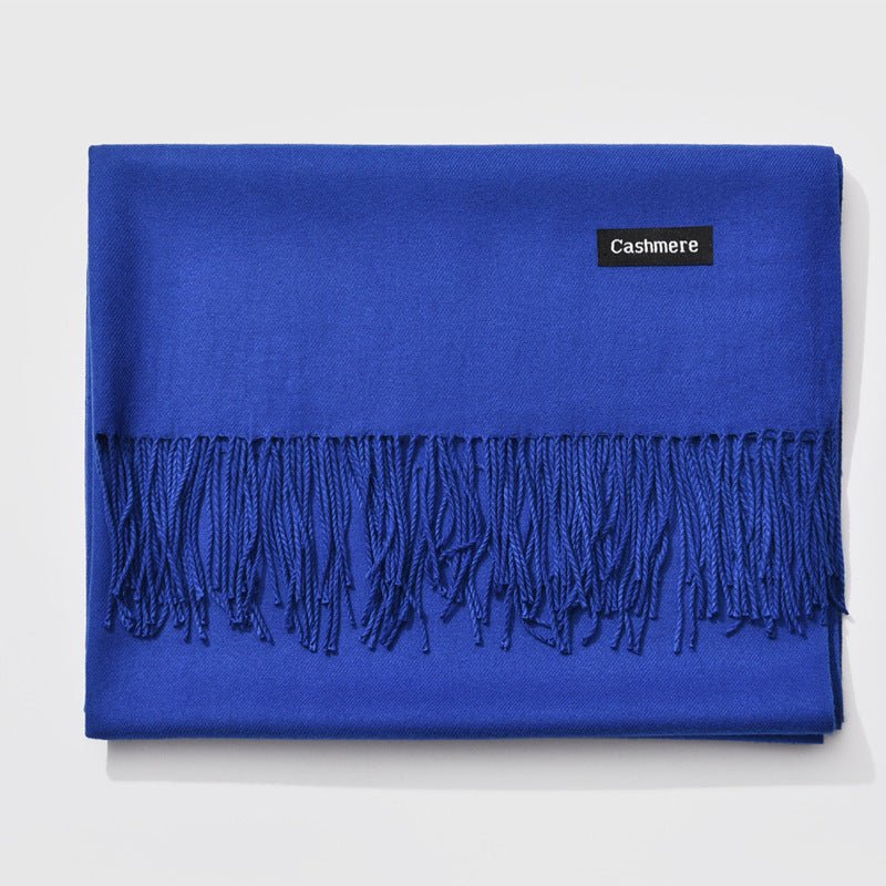Autumn and winter fringed cashmere scarf 🇨🇳