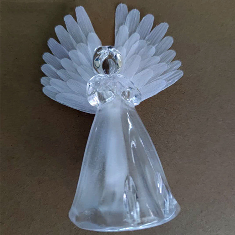 Colorful Color Changing Solar Angel Lights Outdoor Garden Courtyard Path Decorative Light Wings Wings Souvenir Decoration 🇨🇳