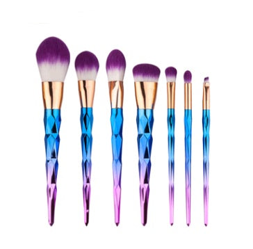 7 makeup brushes, makeup tools, diamond makeup brush foundation brush 🇨🇳