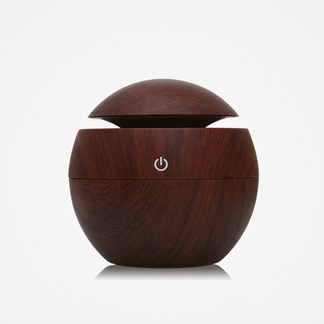 USB Aroma Essential Oil Diffuser Ultrasonic Cool Mist Humidifier Air Purifier 7 Color Change LED Night light for Office Home 🇨🇳