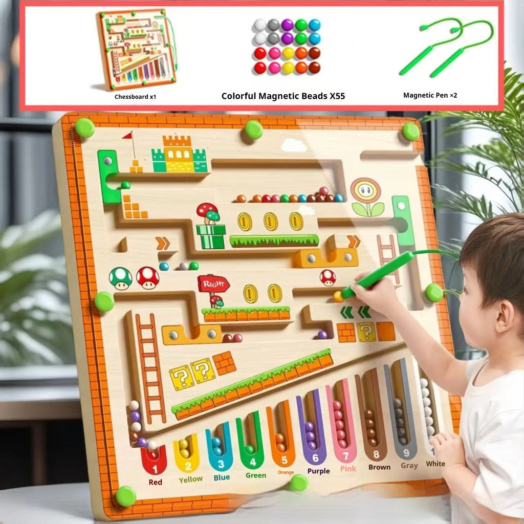 Magnetic Maze Ball Children's Educational Toys Three-dimensional 🇨🇳