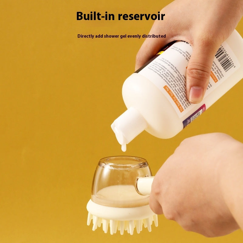 Massage Brush For Pets Silicone Bath Brush Pet Products 🇨🇳