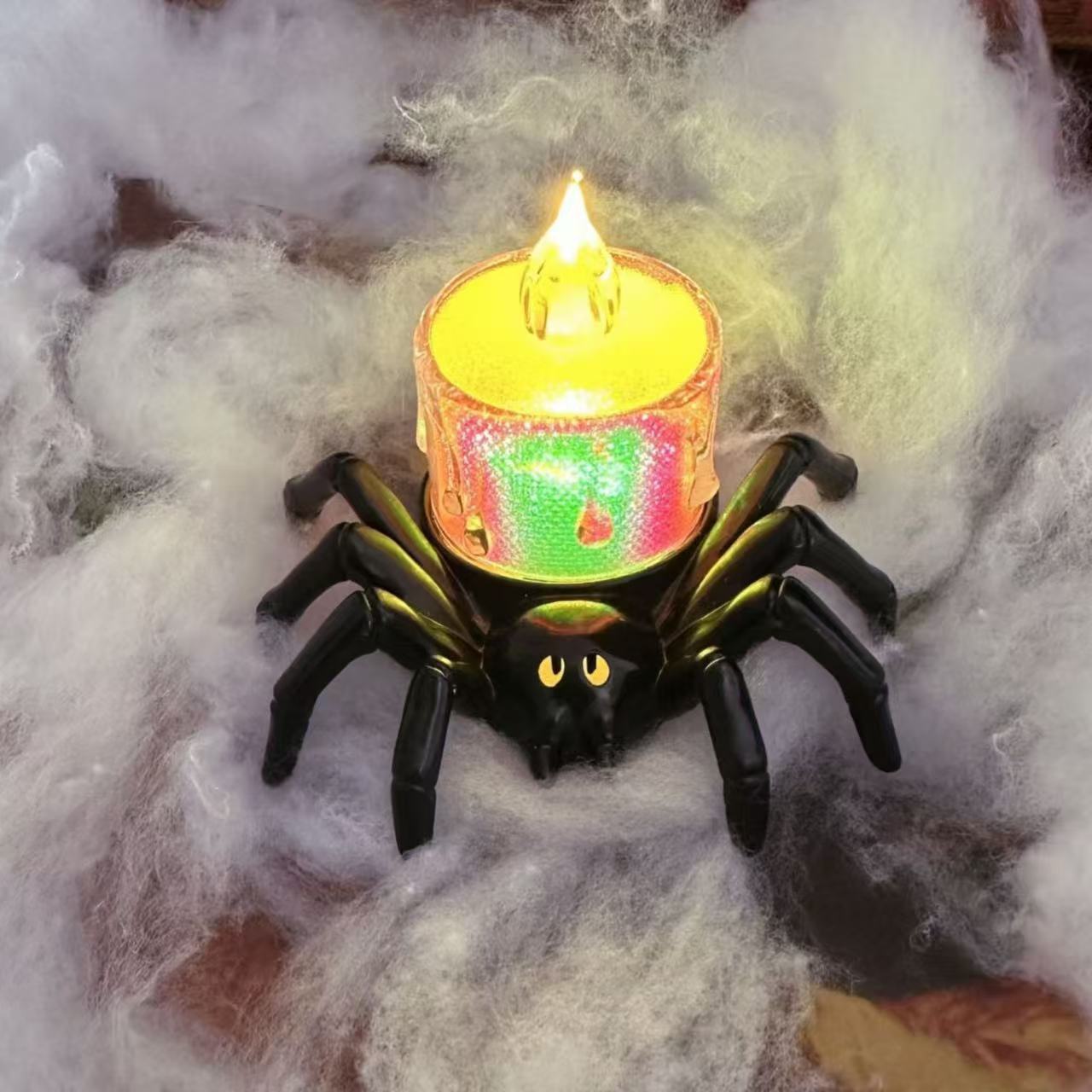 Halloween Pumpkin Spider Candle Light Decoration Props 🇨🇳