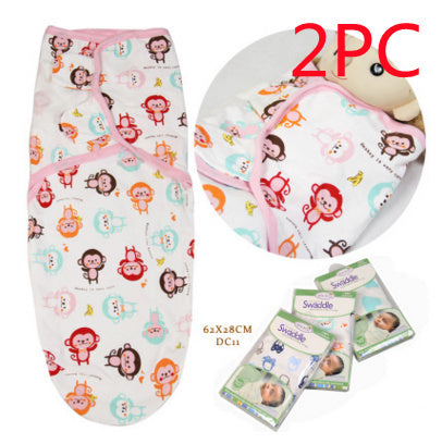 Cotton baby baby wrapped towel, cartoon baby sleeping bag, anti startled baby and baby products 🇨🇳