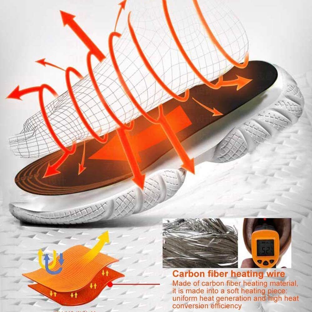 USB Heated Shoes Insoles Can Be Cut Winter Warm Heating Insoles Pad Feet For Boots Sneaker Shoes 🇨🇳