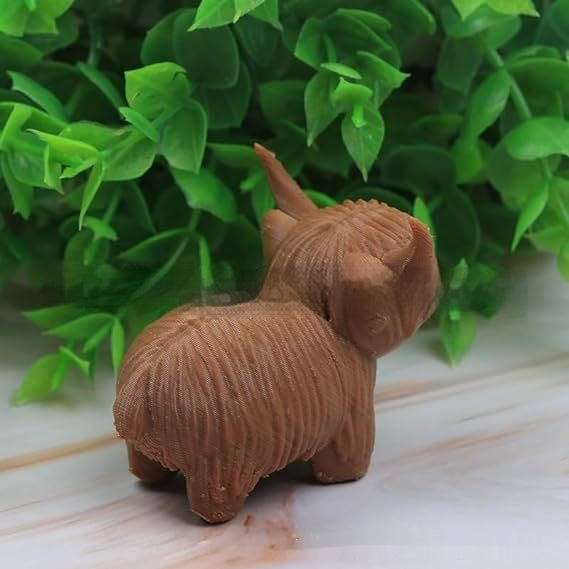 Creative Home Animal Highland Cow Ornaments Decorations 🇨🇳