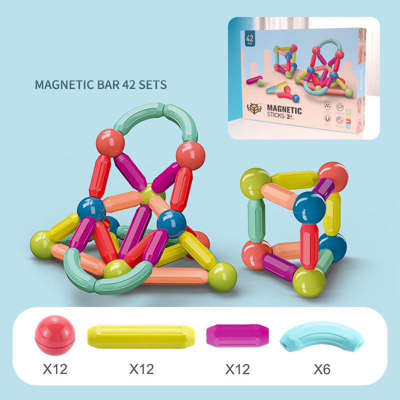 Baby Toys Magnetic Stick Building Blocks Game Magnets Children Set Kids Magnets For Children Magnetic Toy Bricks 🇨🇳