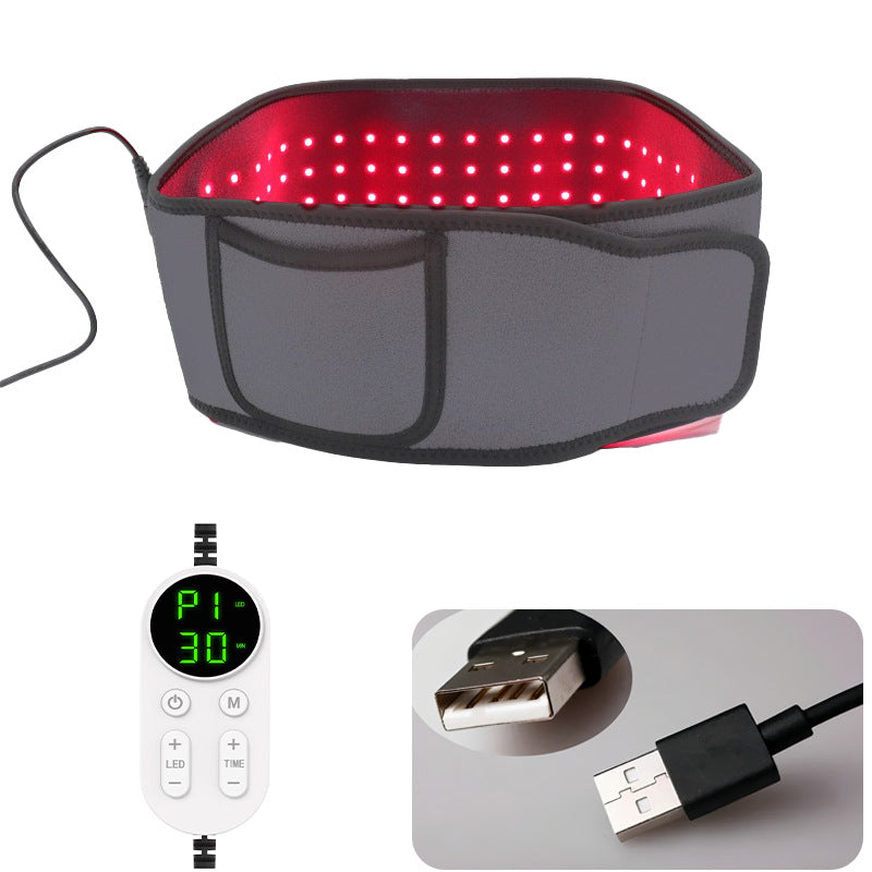 Multi-functional Red-light Therapeutic Waist Belt With Dual-band Pulses 🇨🇳