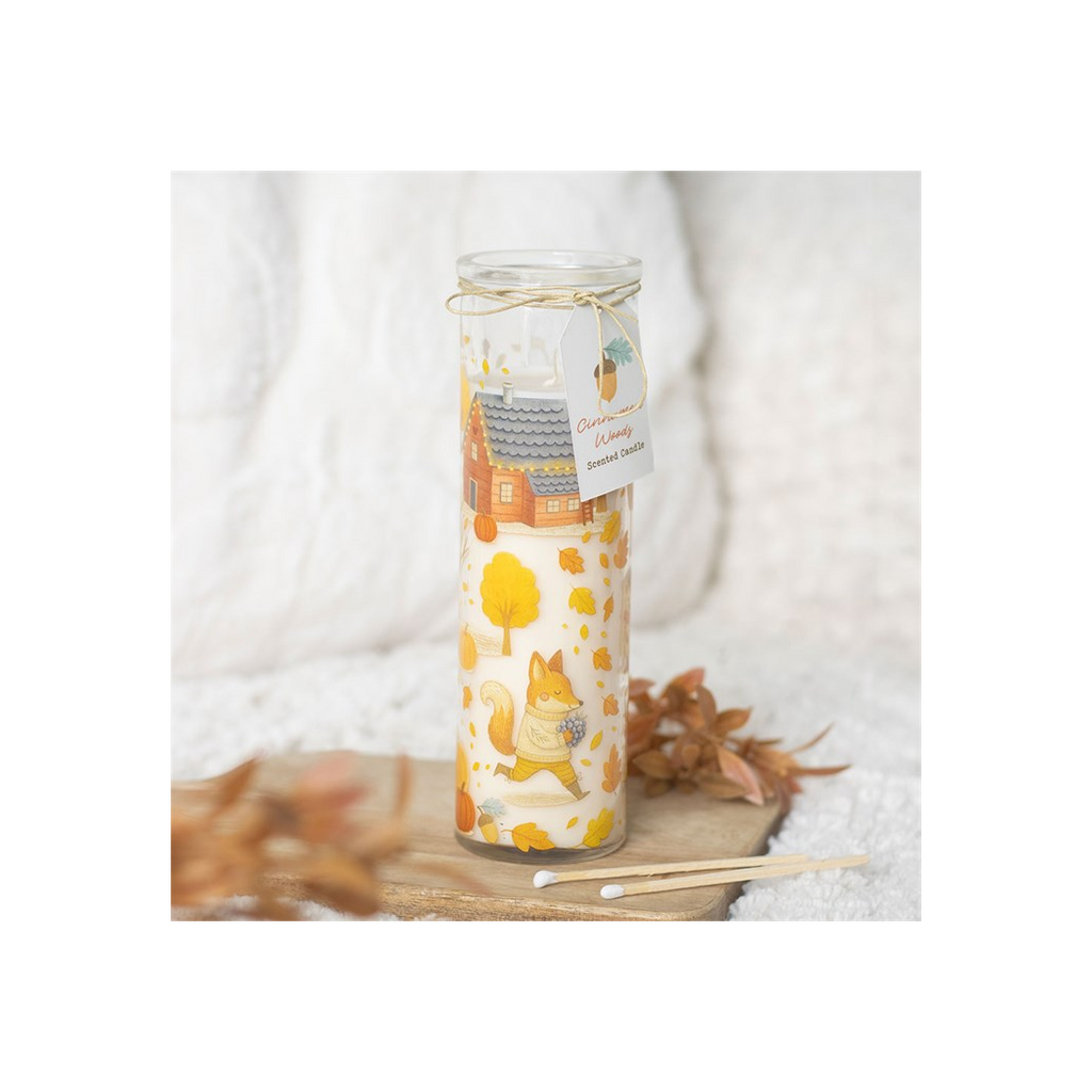 Cinnamon Woods Scented Tube Candle 🇬🇧