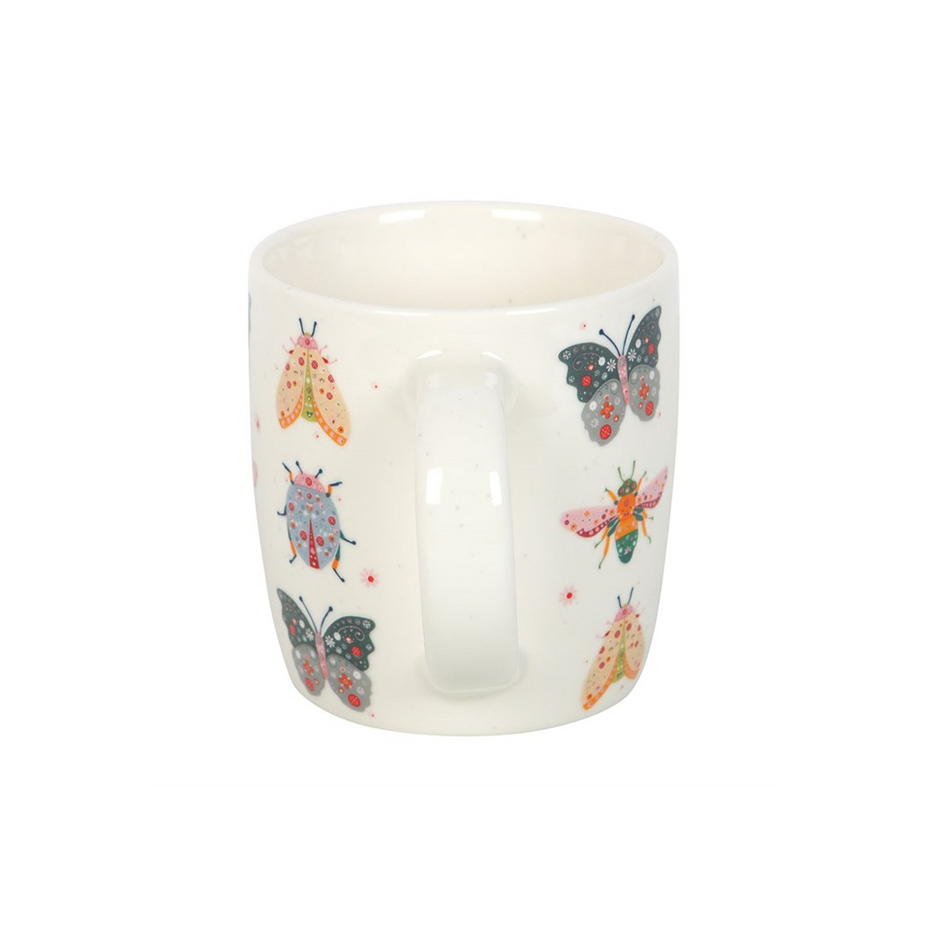 Floral Bug Print Mug 🇬🇧