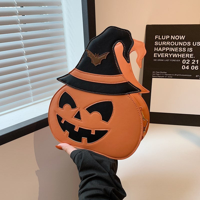 Shoulder Messenger Bag Female Halloween Pumpkin Bag 🇨🇳