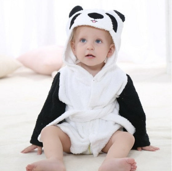 Cartoon Cute Animal Modeling Baby Bath Towels Baby Bathrobes Cotton Children's Bathrobes Baby Hooded 🇨🇳