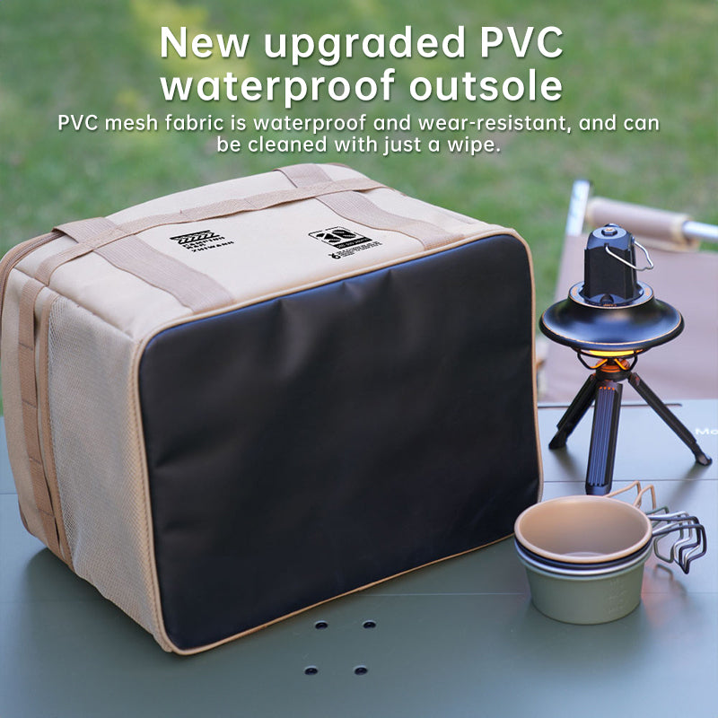 Outdoor bag, large - capacity foldable storage box, camping gear for picnic, portable, water - resistant 🇨🇳