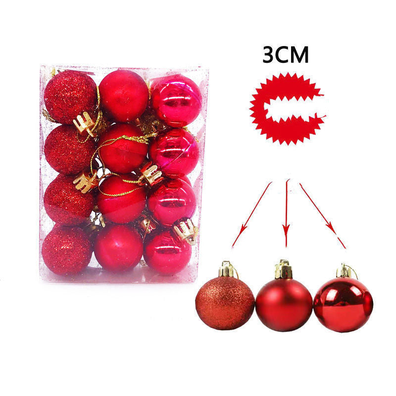 3cm Festive Christmas Ball Blow Molding Electroplating Ball 🇨🇳