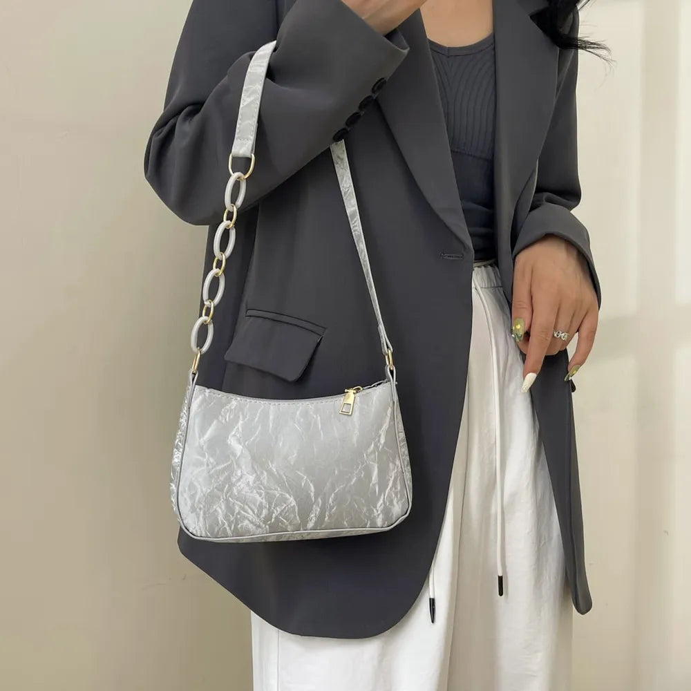 Bow PU Leather Shoulder Bag 🇨🇳