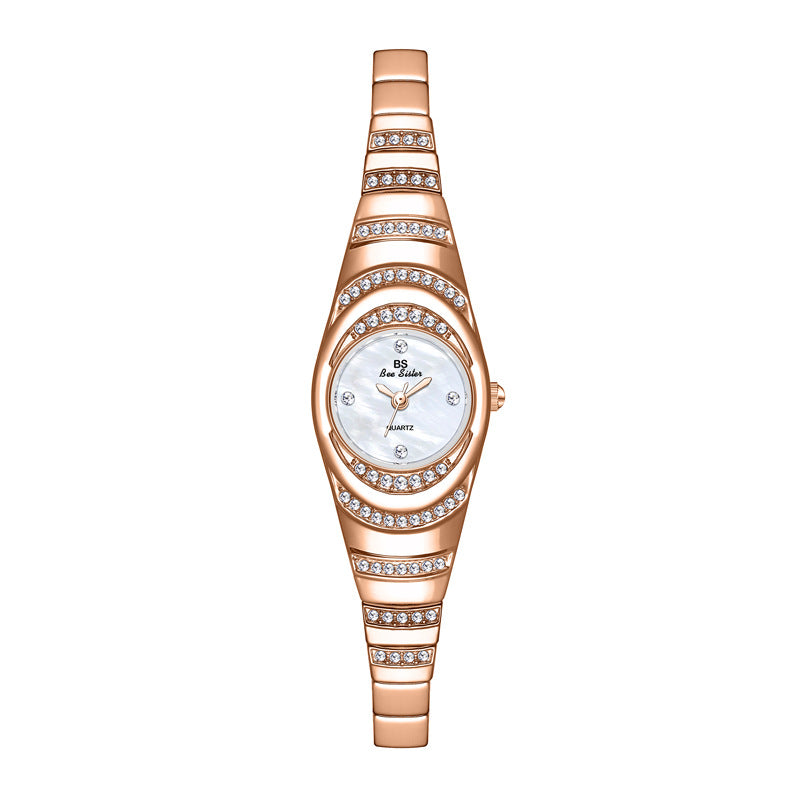Ladies Gold Watch Diamond Wristwatch Female Fashion Bracelet Watches Women Full Diamond Watch 🇨🇳
