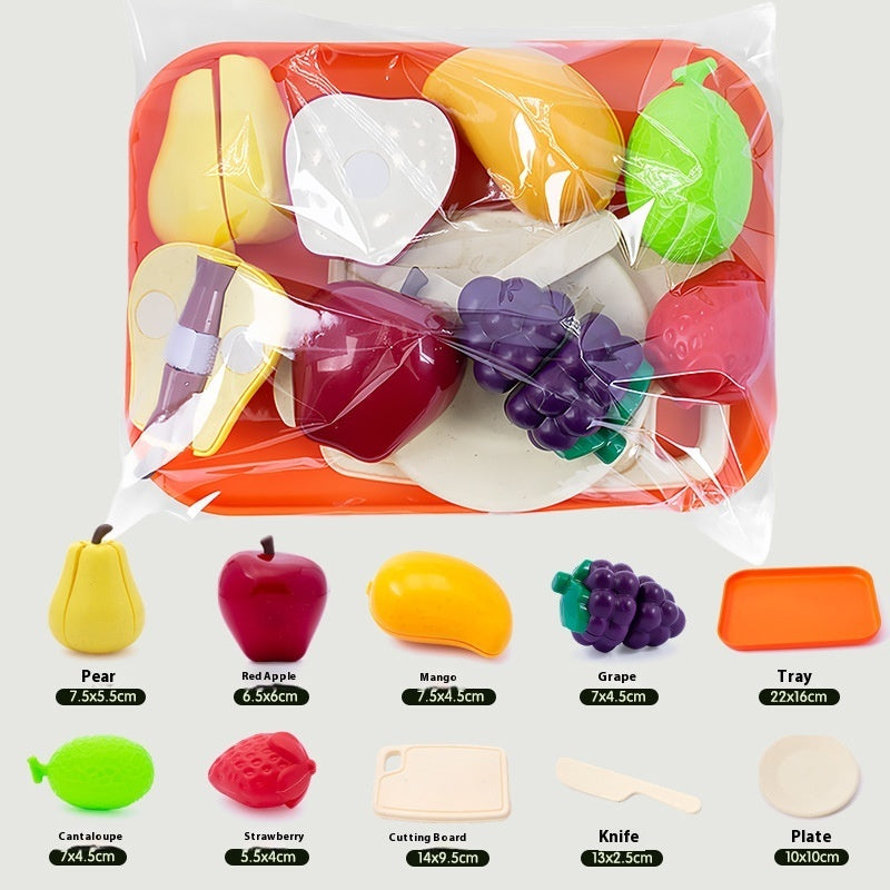 Children Play House Emulational Fruit Slicer Educational Toys 🇨🇳