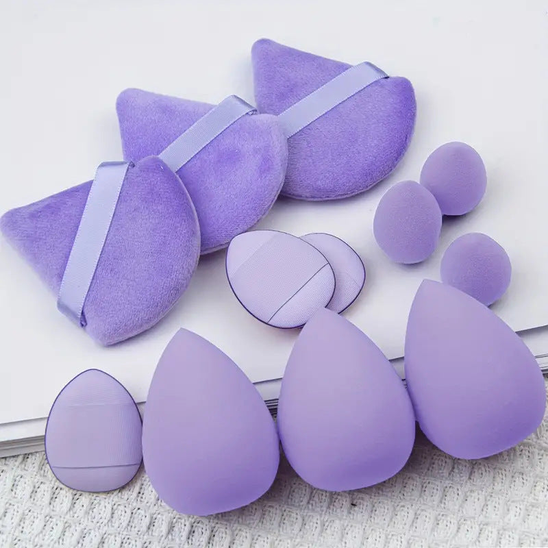 12Pcs Makeup Sponge Blender Beauty Egg Foundation Sponges 🇨🇳