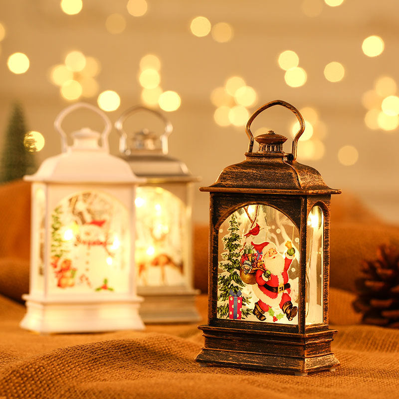 Christmas decorations, illuminated hand-held oil lamps, LED display 🇨🇳