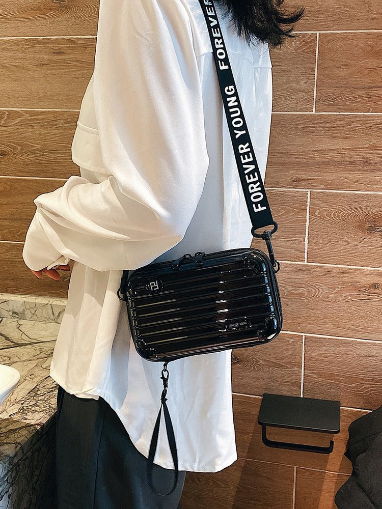 PC hard shell toiletry bag 7-inch shoulder crossbody bag hand storage bag suitcase small bag 🇨🇳