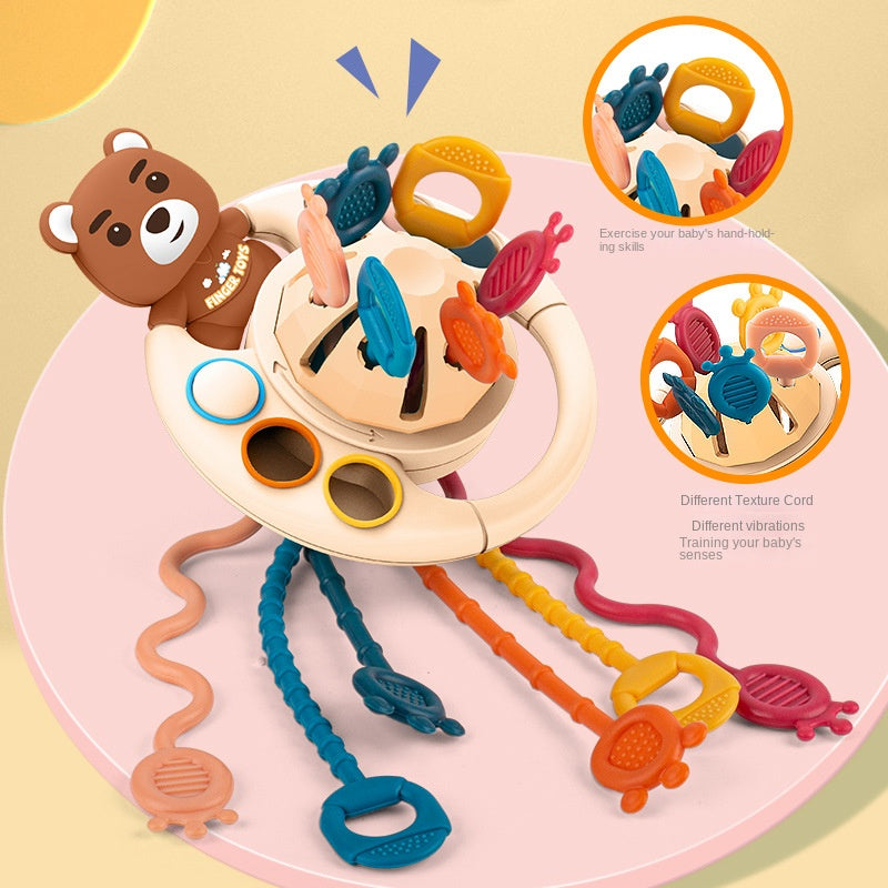 Fun Suction Cup Toy for Biting and Pressing, Finger Exercise, Early Education Sensory Integration Cognitive Developmental Educational Toy 🇨🇳