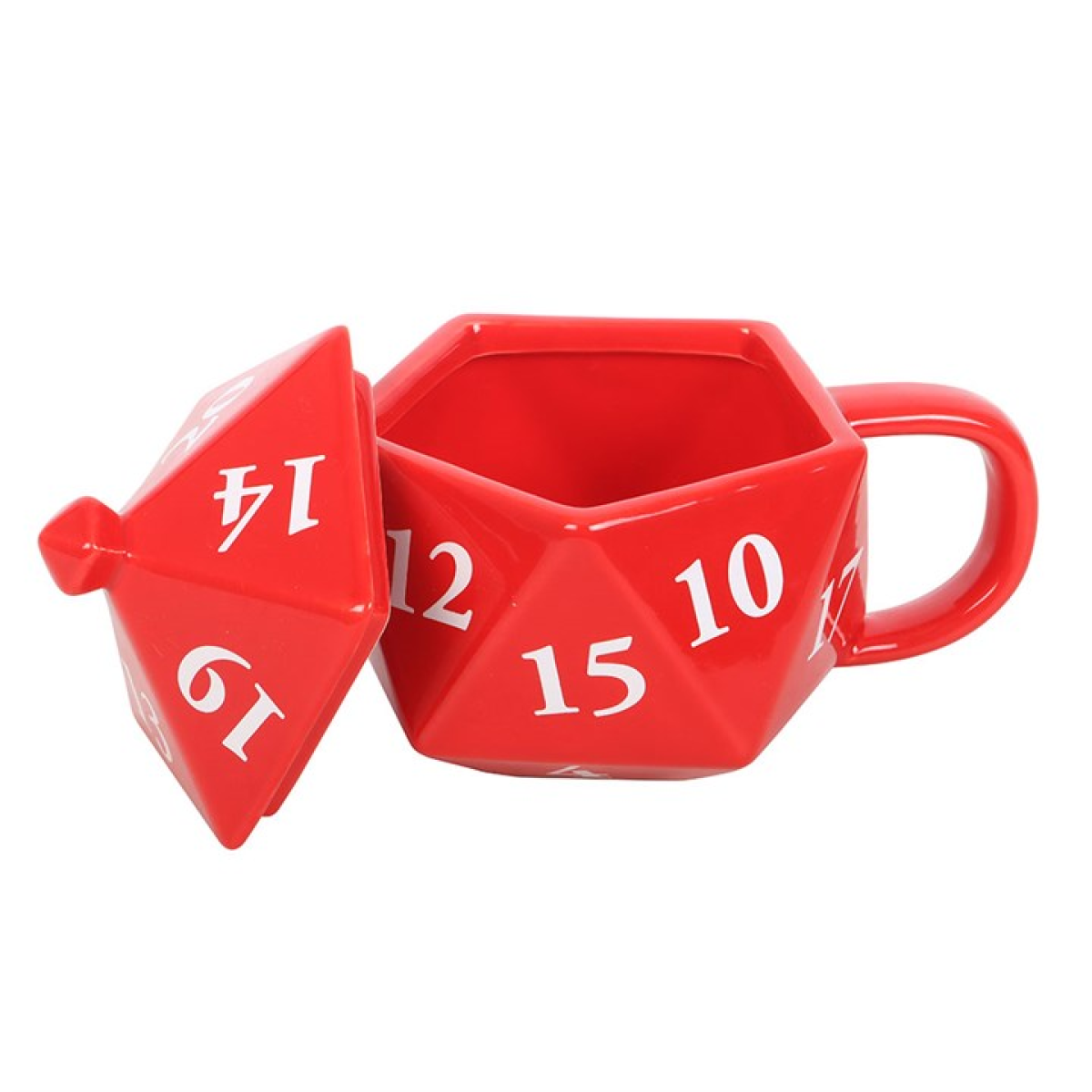 D20 Gaming Dice Shaped Mug 🇬🇧