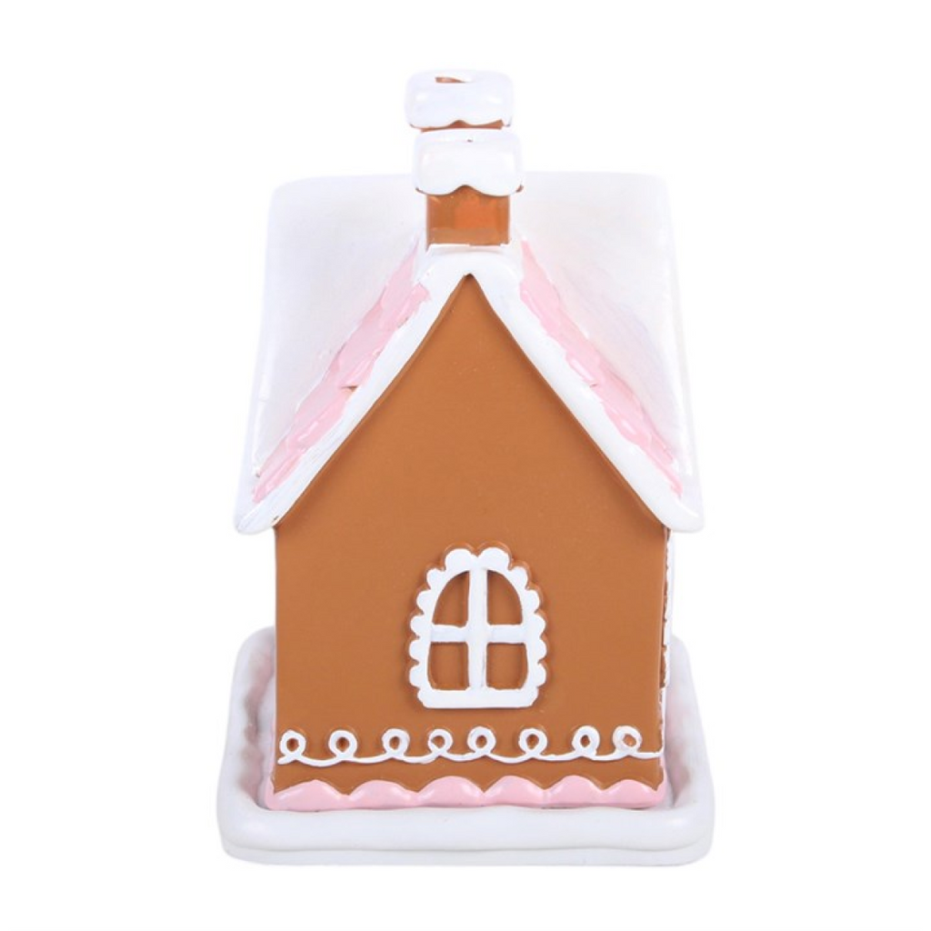 Pink Gingerbread House Incense Cone Burner 🇬🇧