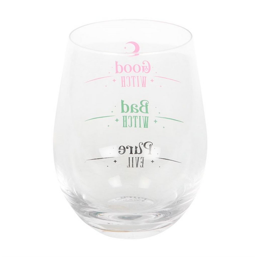 Good Witch, Bad Witch Stemless Glass 🇬🇧