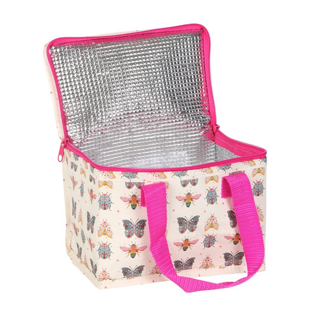Floral Bug Print Lunch Bag 🇬🇧