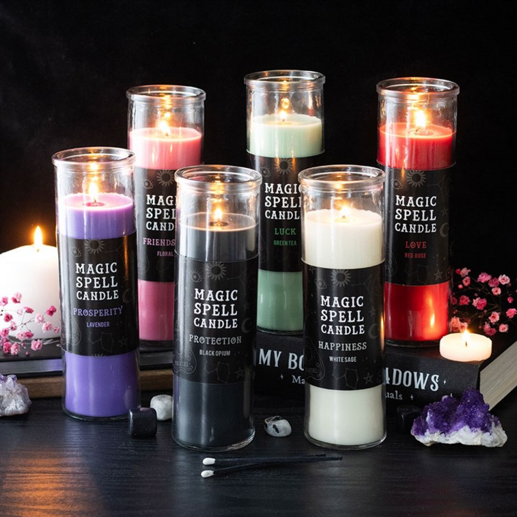 Luck Green Tea Magic Spell Tube Candle 🇬🇧